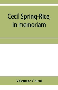 Enlarge image Cover: Cecil Spring-Rice, in memoriam - ALPHA EDITION