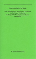 Cover: Genossenschaften im Markt - Wissenschaftlicher Rat