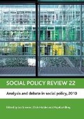 Cover: Social Policy Review 22 - Policy Press