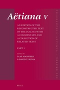 Cover: Aetiana V (4 vols.) - Brill