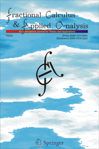 Bild vergrößern Bild: Fractional Calculus and Applied Analysis - Springer