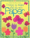 Cover: Things to Make and Do With Paper - Usborne Books