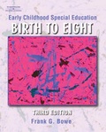 Cover: Early Childhood Special Education: Birth to Age Eight - Wadsworth Publishing Company