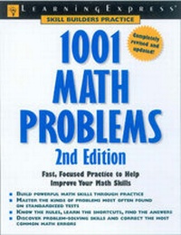 Enlarge image Cover: 1001 Math Problems 2e - Learning Express (NY)