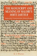 Cover: The Manuscript and Meaning of Malory's Morte Darthur - D.S. Brewer