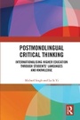 Cover: Postmonolingual Critical Thinking - Routledge