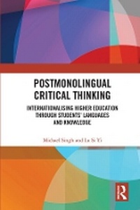 Enlarge image Cover: Postmonolingual Critical Thinking - Routledge