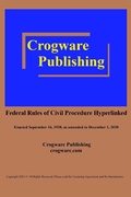 Abbildung von: Federal Rules of Civil Procedure (Hyperlinked, #2) - Hyperlinked