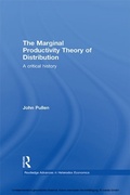 Cover: The Marginal Productivity Theory of Distribution - Routledge