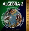 Cover: McDougal Littell Algebra 2 - Holt McDougal