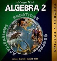 Enlarge image Cover: McDougal Littell Algebra 2 - Holt McDougal