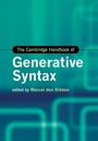 Cover: The Cambridge Handbook of Generative Syntax - Cambridge University Press