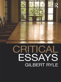 Cover: Critical Essays - Routledge