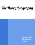 Cover: The Henry Biography - Lulu.com