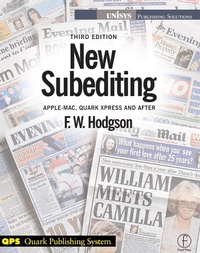 Enlarge image Cover: New Subediting - Routledge