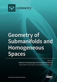 Enlarge image Cover: Geometry of Submanifolds and Homogeneous Spaces - MDPI
