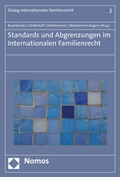 Cover: Standards und Abgrenzungen im internationalen Familienrecht - Nomos