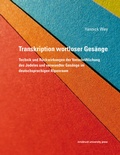 Cover: Transkription wortloser Ges&auml;nge - innsbruck university press