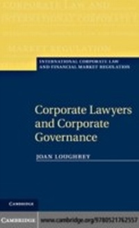 Abbildung von: Corporate Lawyers and Corporate Governance - Cambridge University Press
