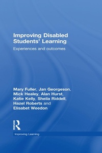 Enlarge image Cover: Improving Disabled Students' Learning - Routledge