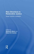 Cover: New Directions in Restorative Justice - Willan Publishing