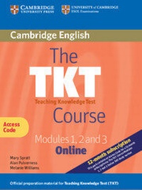 Enlarge image Cover: The TKT Course Modules 1, 2 and 3 Online (Trainee Version Access Code Card) - Cambridge English
