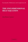 Cover: The One-Dimensional Heat Equation - Cambridge University Press