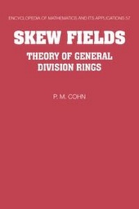 Abbildung von: Skew Fields - Cambridge University Press