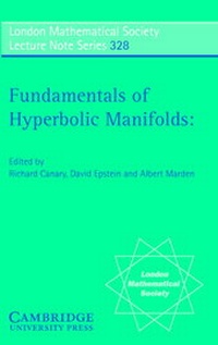 Abbildung von: Fundamentals of Hyperbolic Manifolds - Cambridge University Press