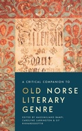 Cover: A Critical Companion to Old Norse Literary Genre - D.S. Brewer