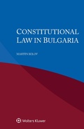 Cover: Constitutional Law in Bulgaria - Wolters Kluwer