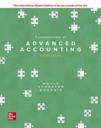 Enlarge image Cover: ISE Fundamentals of Advanced Accounting - McGraw-Hill Education