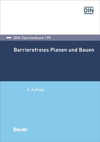 Abbildung von: Barrierefreies Planen und Bauen - DIN Media