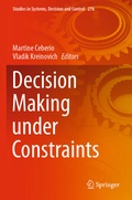 Cover: Decision Making under Constraints - Springer