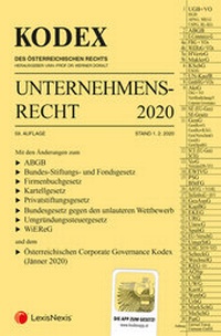 Abbildung von: KODEX Unternehmensrecht 2020 - LexisNexis ARD ORAC