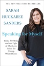 Cover: Speaking for Myself - St. Martin's Press