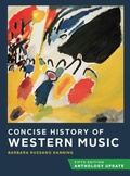 Cover: Concise History of Western Music - WW Norton & Co