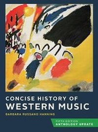 Abbildung von: Concise History of Western Music - WW Norton & Co