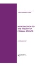 Cover: Introduction to the Theory of Formal Groups - CRC Press