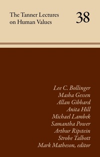 Enlarge image Cover: The Tanner Lectures on Human Values - University of Utah Press,U.S.