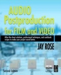 Cover: Audio Postproduction for Film and Video - Routledge