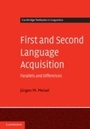 Cover: First and Second Language Acquisition - Cambridge University Press