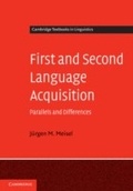 Cover: First and Second Language Acquisition - Cambridge University Press