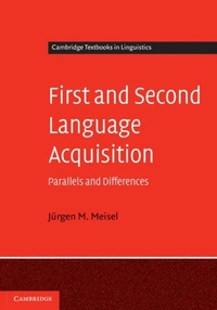 Enlarge image Cover: First and Second Language Acquisition - Cambridge University Press