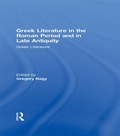 Cover: Greek Literature in the Roman Period and in Late Antiquity - Routledge