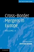 Cover: Cross-Border Mergers in Europe: Volume 2 - Cambridge University Press