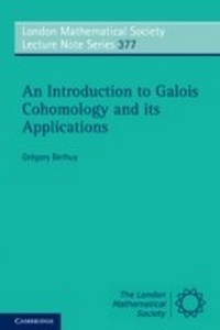 Abbildung von: An Introduction to Galois Cohomology and its Applications - Cambridge University Press