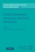 Cover: Partial Differential Equations and Fluid Mechanics - Cambridge University Press