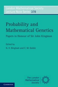 Enlarge image Cover: Probability and Mathematical Genetics - Cambridge University Press
