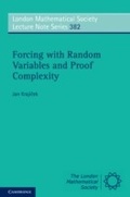 Cover: Forcing with Random Variables and Proof Complexity - Cambridge University Press